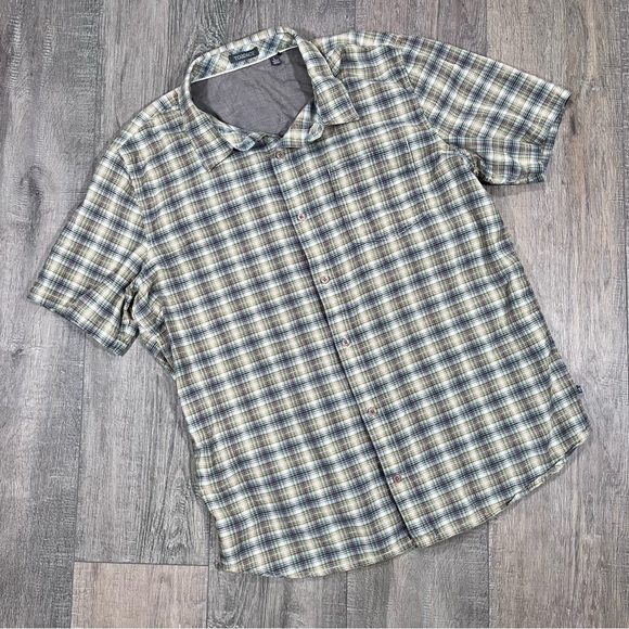 Toad & Co Men's Short Sleeve Button Up Shirt Size Large - Picture 1 of 7
